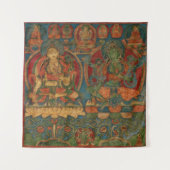 201.白いタラと緑のタラ タペストリー (正面)