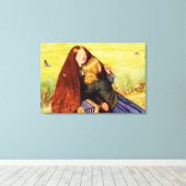 201.盲目の少女 キャンバスプリント (インサイチュ (ウッドフロア))