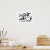 201.眠っているグリフォン ポスター (キッチン)