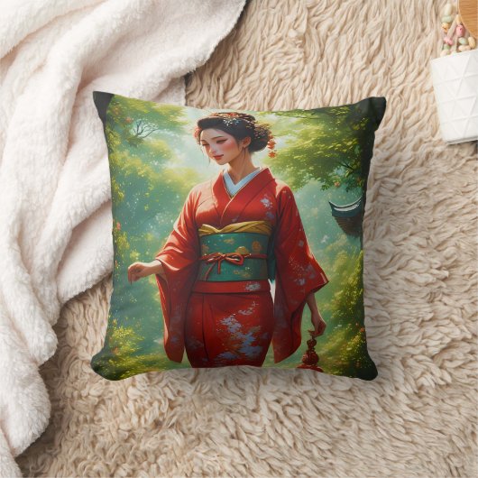 201.着物の道 クッション (ブランケット)