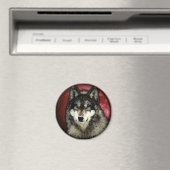 201.穏やかな狼 マグネット (インサイチュ (食洗機))