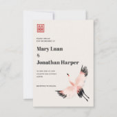 201.空の鶴 招待状 (正面)