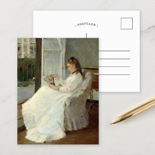 201.窓の上で描かれた画家の妹 ベルザモリソト ポストカード