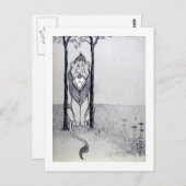 201.臆病ライオン ポストカード (正面/裏面)