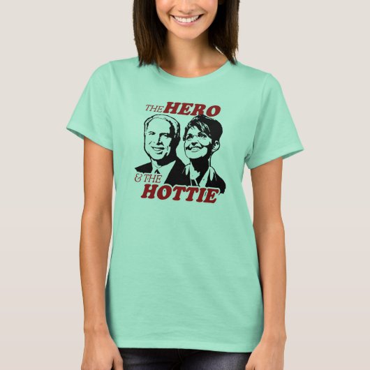 201.英雄とホットな人 Tシャツ (正面)