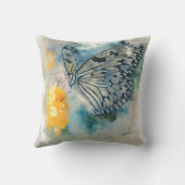 201.蝶と花 クッション (裏面)