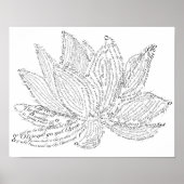 201.話しているハス ポスター (正面)