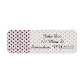 201.赤と青 ラベル (正面)