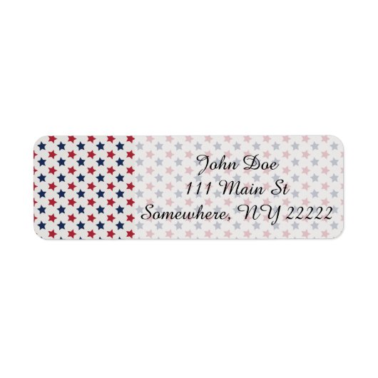 201.赤と青 ラベル (正面)