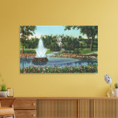 201.電気の噴水と滝 キャンバスプリント (インサイチュ (リビング))