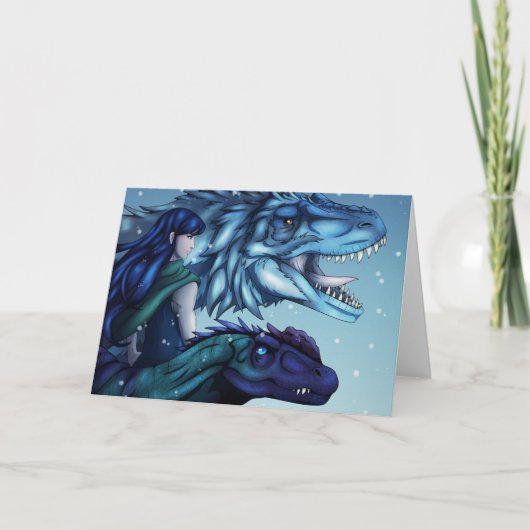 201.霜の魔導師と守護者 カード (正面)