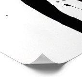 201.黄色い目をした赤い男 | AI Art ポスター (角)