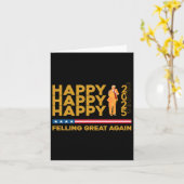 202おもしろい年素晴らし初めのお祝い カード (黄色い花)