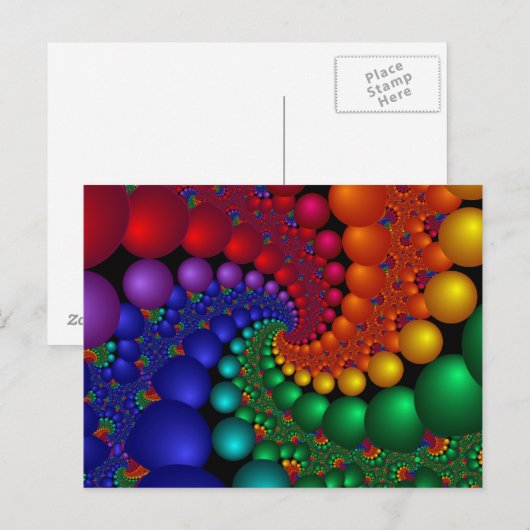 202フラクタル ポストカード (正面/裏面)