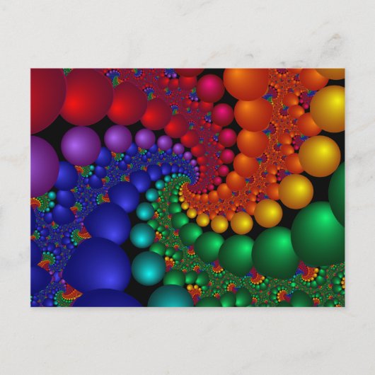 202フラクタル ポストカード (正面)