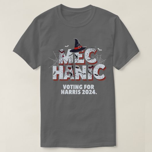 202年の政治不気味的ハロウィーン整備士投票 Tシャツ (デザイン正面)