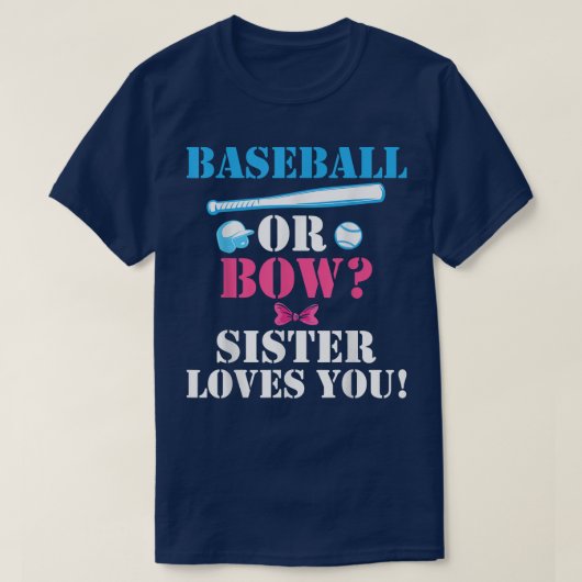 202年の男女を愛する野球または弓の妹 Tシャツ (デザイン正面)