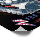 202熱狂する年社長兼カマラハリスのキャットレディ ポスター (角)