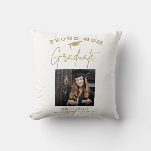 202誇りを持ったXの卒業生の写真のマカスタムマ クッション (正面)