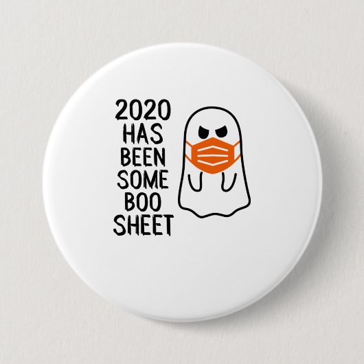 2020いくつかのブシート面白いハロウィーンされている 缶バッジ (正面)