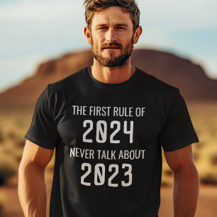 2020おもしろい年の規則を話さない  2021 Tシャツ