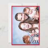 2020おもしろい年クリスマス手紙の家族写真をスキップ シーズンカード (裏面)