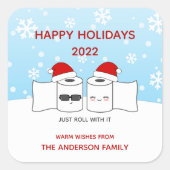 2020おもしろい itト転がイレ紙 スクエアシール (正面)