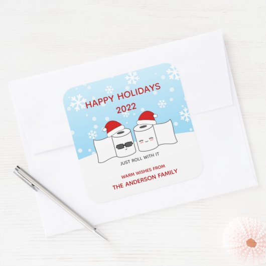 2020おもしろい itト転がイレ紙 スクエアシール (封筒)