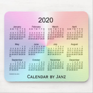 2020きらめくカレンダー(Janzマウスパッド) マウスパッド