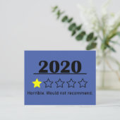 2020の恐ろしいレビュー ポストカード (スタンド正面)