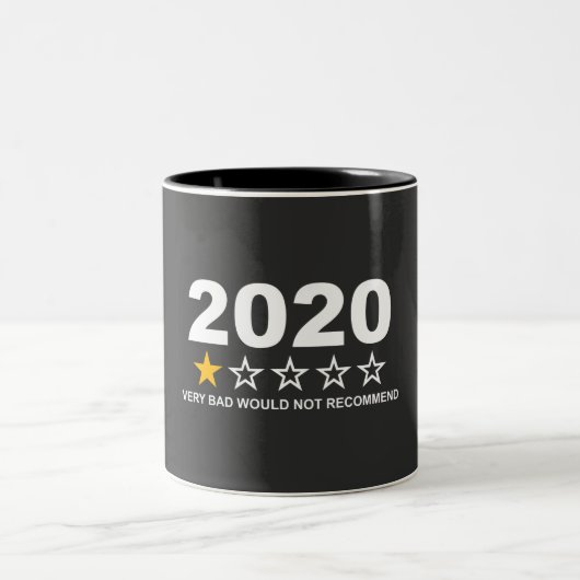 2020はおすすめしない ツートーンマグカップ (中央)