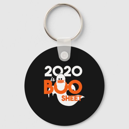 2020はお化けシート幽霊ハロウィン キーホルダー (正面)