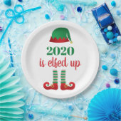 2020はクリスマス検疫おもしろいことわざを解除 ペーパープレート (パーティー)