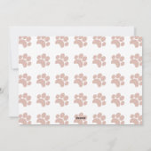 2020は犬の写真からラフの年のクリスマスだった シーズンカード (裏面)