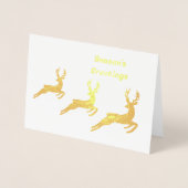 2020を飛躍で乗り越えよう！ 箔カード (正面)