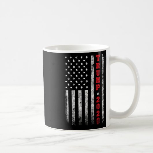 2020アメリカ国旗のヴィンテージ コーヒーマグカップ (右)