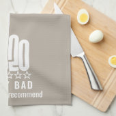 2020カスタム Middle Finger Review(中指レビュー)は推奨しない キッチンタオル (四つ折り)