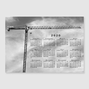 2020カレンダシック建築クレーンフォト