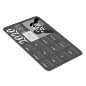 2020カレンダー磁石 – 3カスタム枚の写真 – テンプレート マグネット (右側)