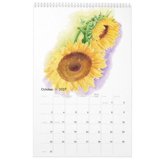 2020カレンダー（固定） カレンダー (10月 2027)