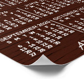 2020カレンダー （新しいバージョンについては説明を参照してください） ポスター (角)