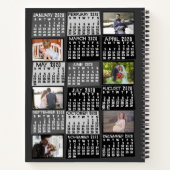 2020カレンダー（新しいバージョンの説明を参照） ノートブック (裏面)