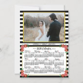 2020カレンダー(新しいバージョンの説明を参照) マグネット招待状 (正面)