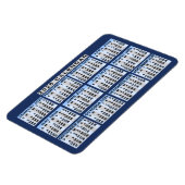 2020カレンダー(新しいバージョンの説明を参照) マグネット (左側)