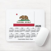 2020カレンダー（Janz California州フラグ） マウスパッド (マウス)