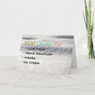 2020クリスマスリストクリスマスカード シーズンカード