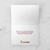 2020シーズンズグリーティングホリデーカード |赤 カード (内部)