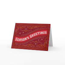 2020シーズンズグリーティングホリデーカード |赤