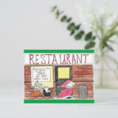 2020ジギーのサンタ市で ポストカード (スタンド正面)