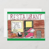 2020ジギーのサンタ市で ポストカード (正面/裏面)